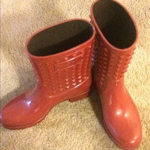 VALENTINO ROCKSTUD RAINBOOTS